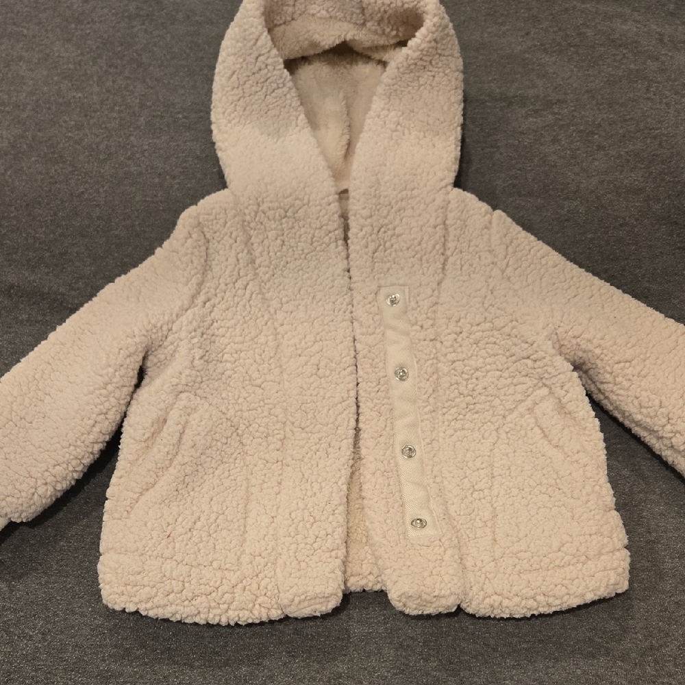 Cat & Jack Cream Kids Puffer Jacket